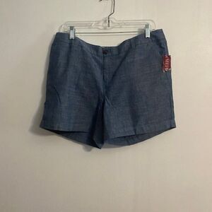 Merona Chino Blue shorts, size 12